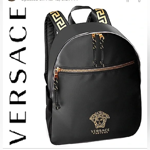 🔥Versace parfums Backpack - Exclusive Gift! New! - Picture 1 of 9